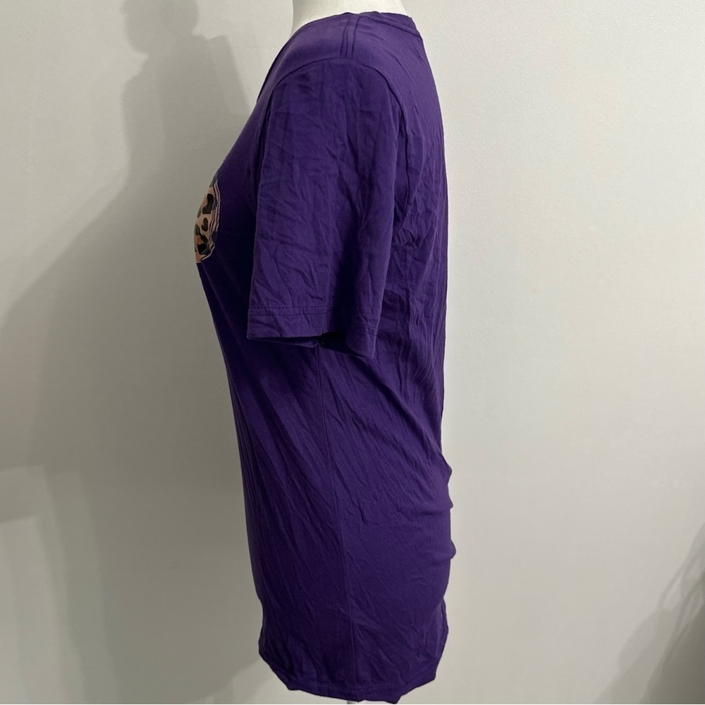 Disney Minnie Mouse Leopard disney castle  Bella Canvas T-Shirt size small - Picture 8 of 9